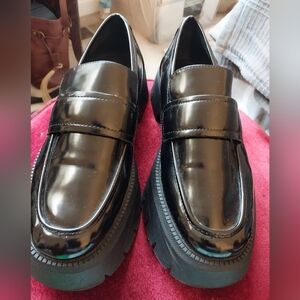 Zara Black Platform Shoes Timeless Design